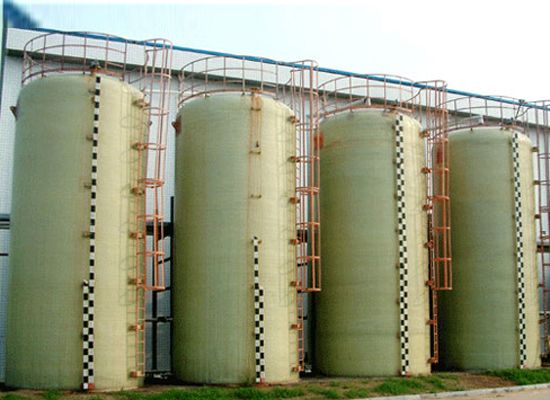 玻璃鋼儲罐,臥式存儲罐